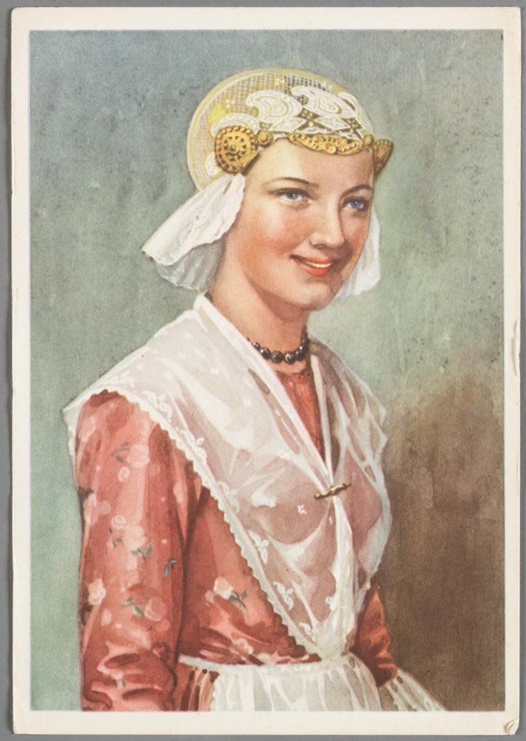 FolkCostume&Embroidery Costume of Fryslân or Friesland, land of the