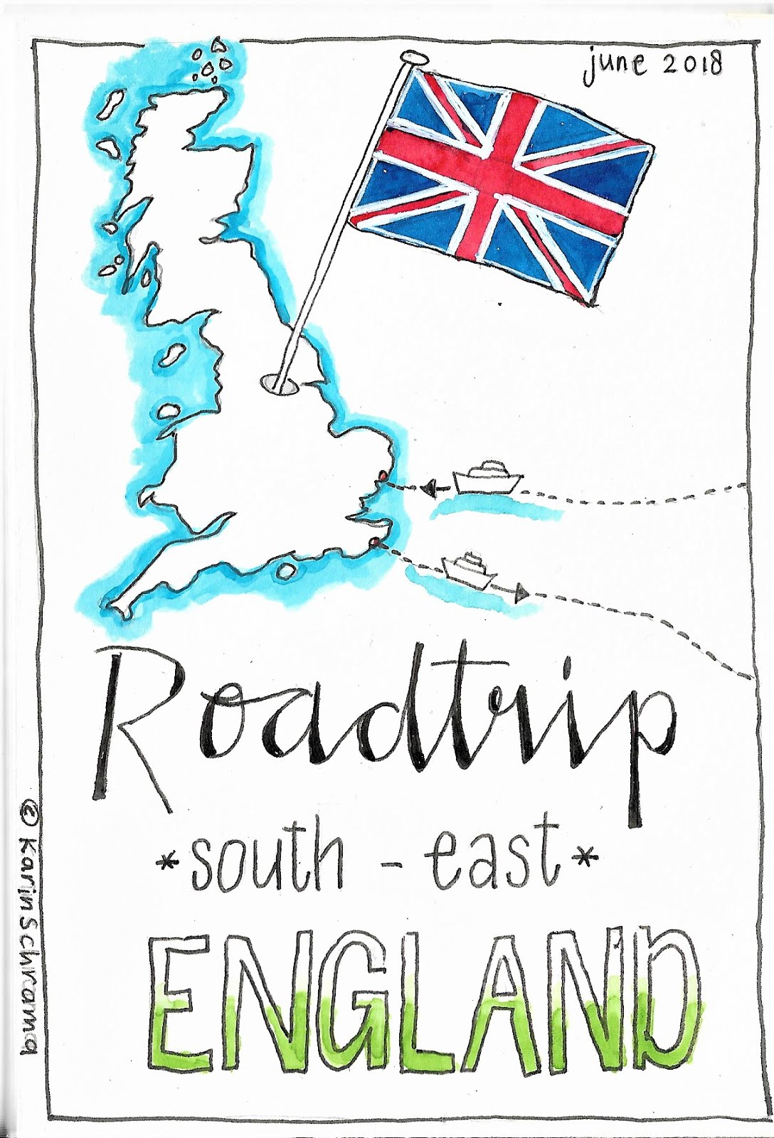 Art-journal On The Road: roadtrip Engeland