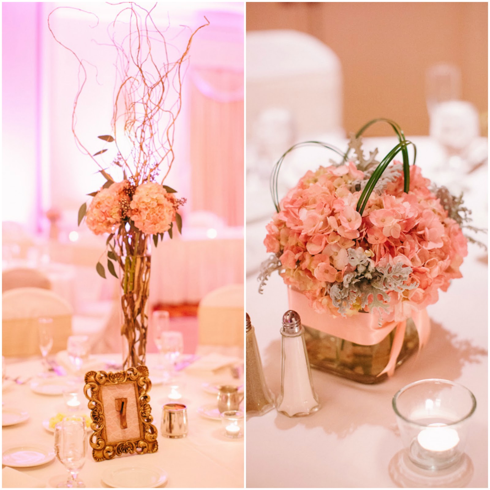 Our centerpieces, which were a mixture of high and low arrangements ... Our centerpieces, which were a mixture of high and low arrangements ...