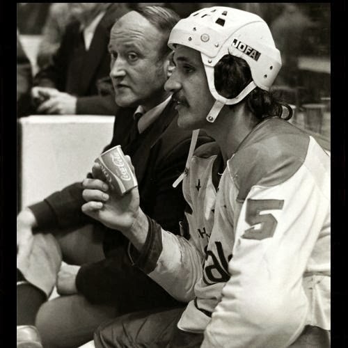 To his dismay, Bob Sirois discovers there are                                     no free refills in the penalty box