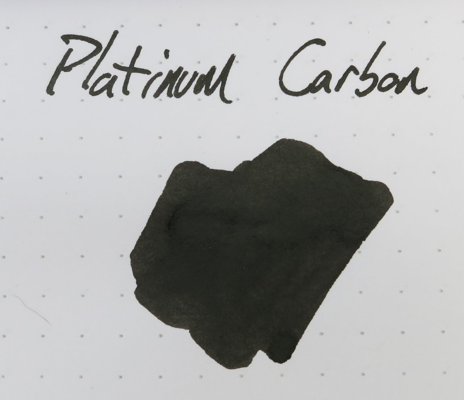 Moleskine And Platinum Carbon Ink
