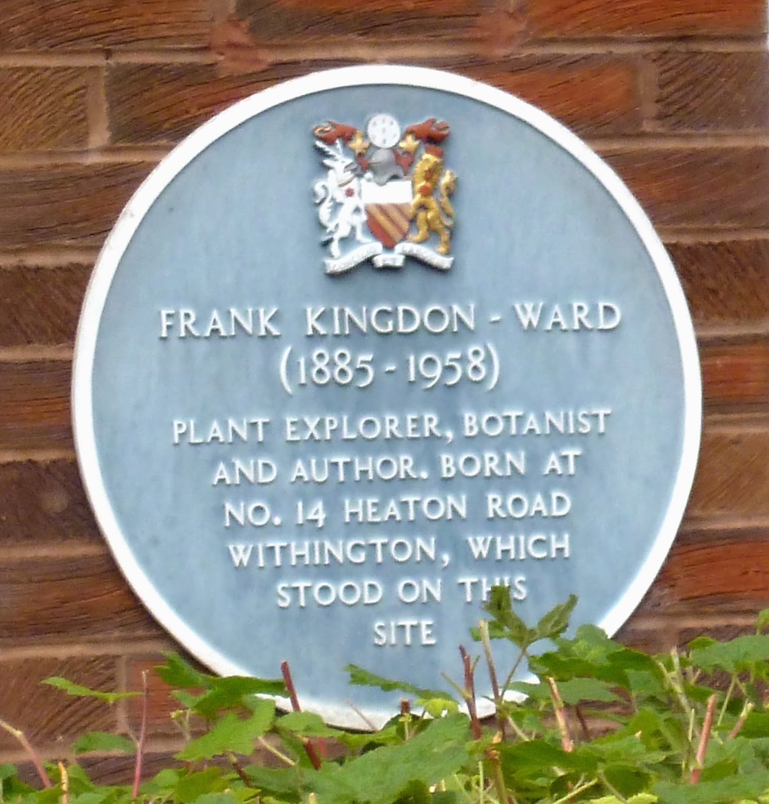 Dr Tony Shaw Frank KingdonWard in Withington, Manchester