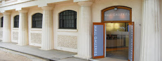 Mall Galleries main entrace on The Mall