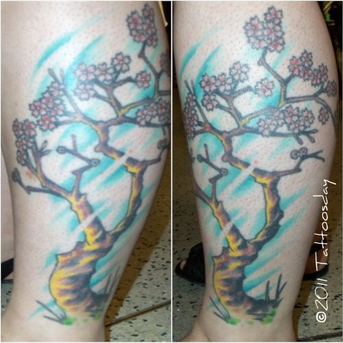 Thanks to Christina for sharing her cherry blossom tree with us here 