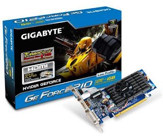 VGA Card GIGABYTE GeForce GT 210 512MB