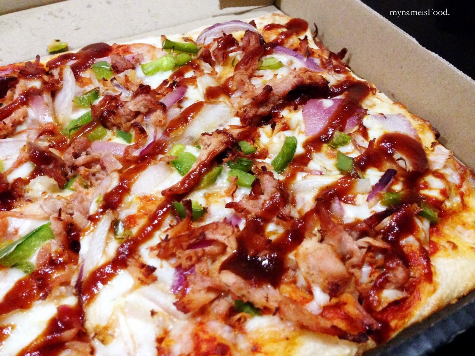 Domino's Pulled Pork Range Review my name is Food.