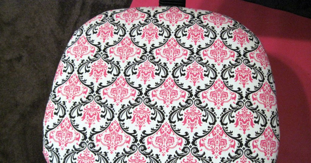 Bella's Crafty Mom Computer Chair ReCovered