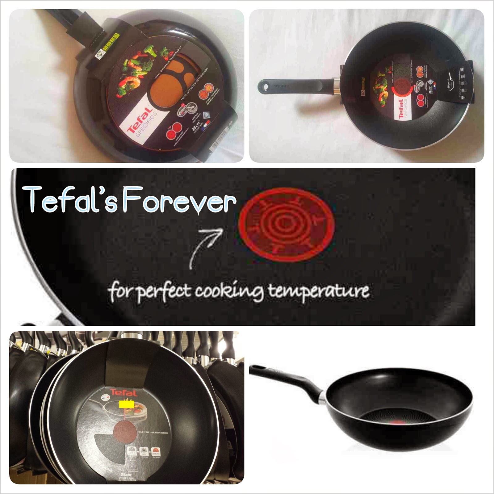 Tefal's Forever (Malaysia) Tefal Frying Pan, Stirfry Pan and Sauce Pan