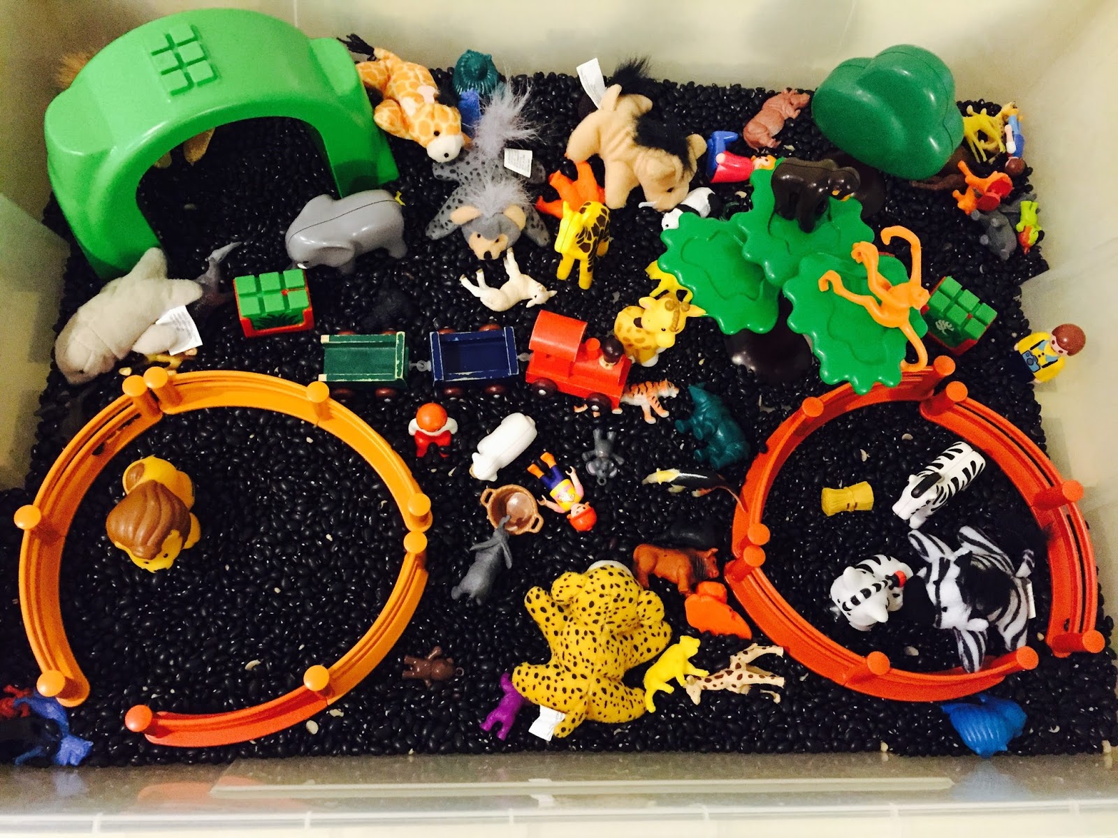 Morning Light Preschool Zoo Themed Sensory Tub