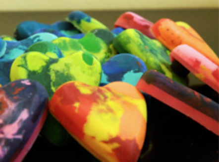 Easy DIY party favors: Fun Shape Crayons from Silicone Molds - Fab Everyday