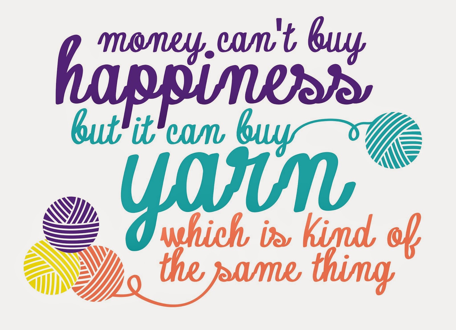 Repeat Crafter Me Yarn Happiness Mug, Tote, and Printable Quote