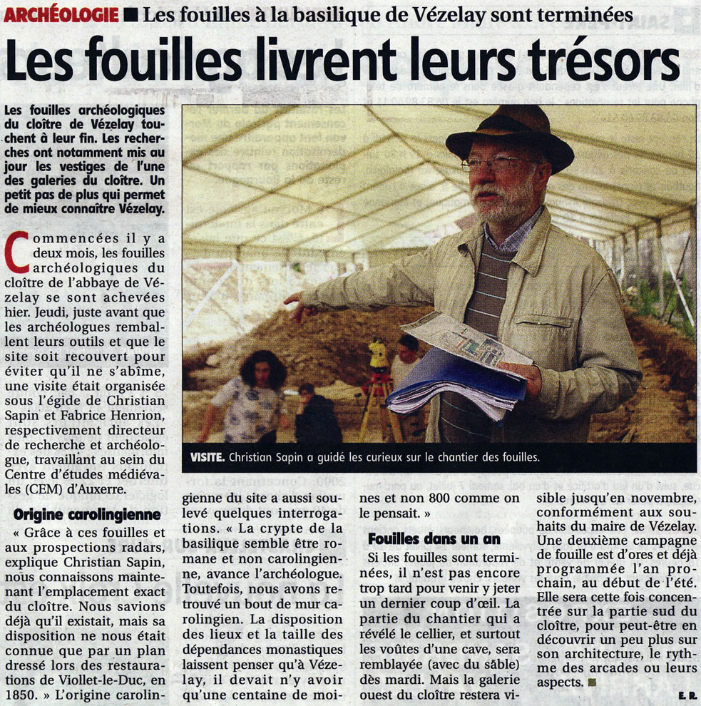 rencontres vezelay 2012