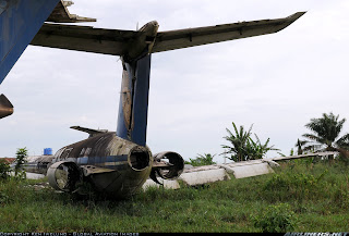 Nigeria's numerous aircraft graveyards