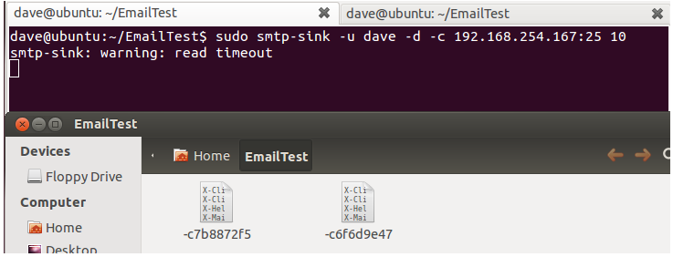 Dfirdave Smtp Testing With Smtp Sink And Pyemailtest