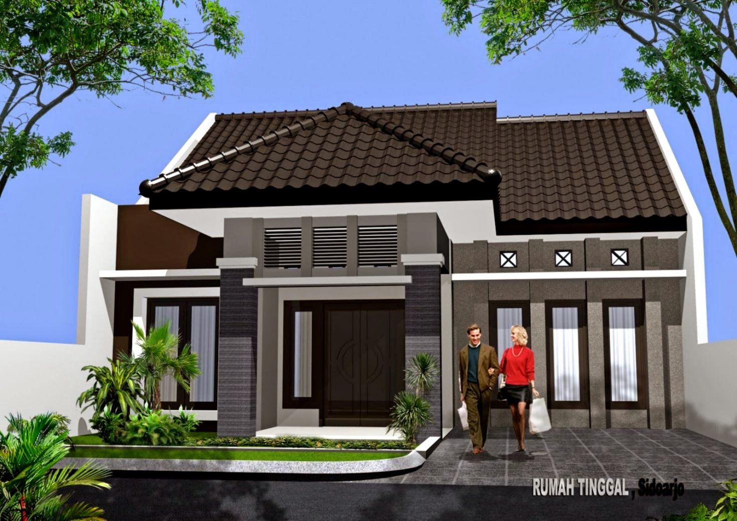 Gambar Model Rumah Minimalis Bentuk L Interior Rumah