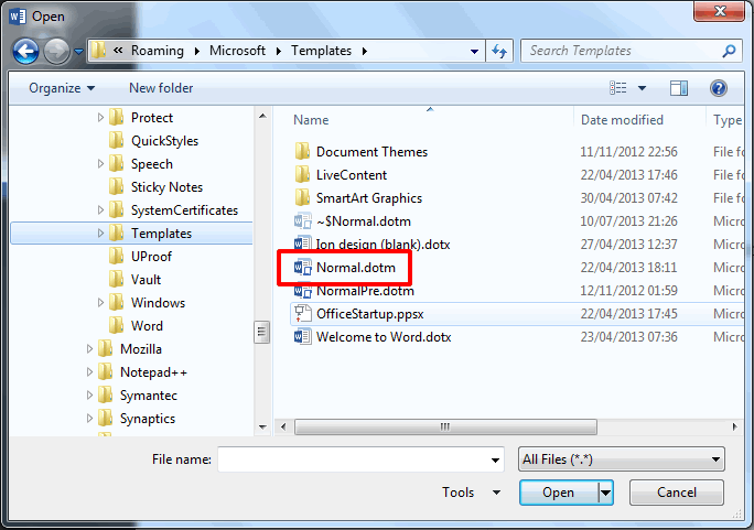 kantak s portpouri mba blog the abnormal normal dotm issue word normal dotm error