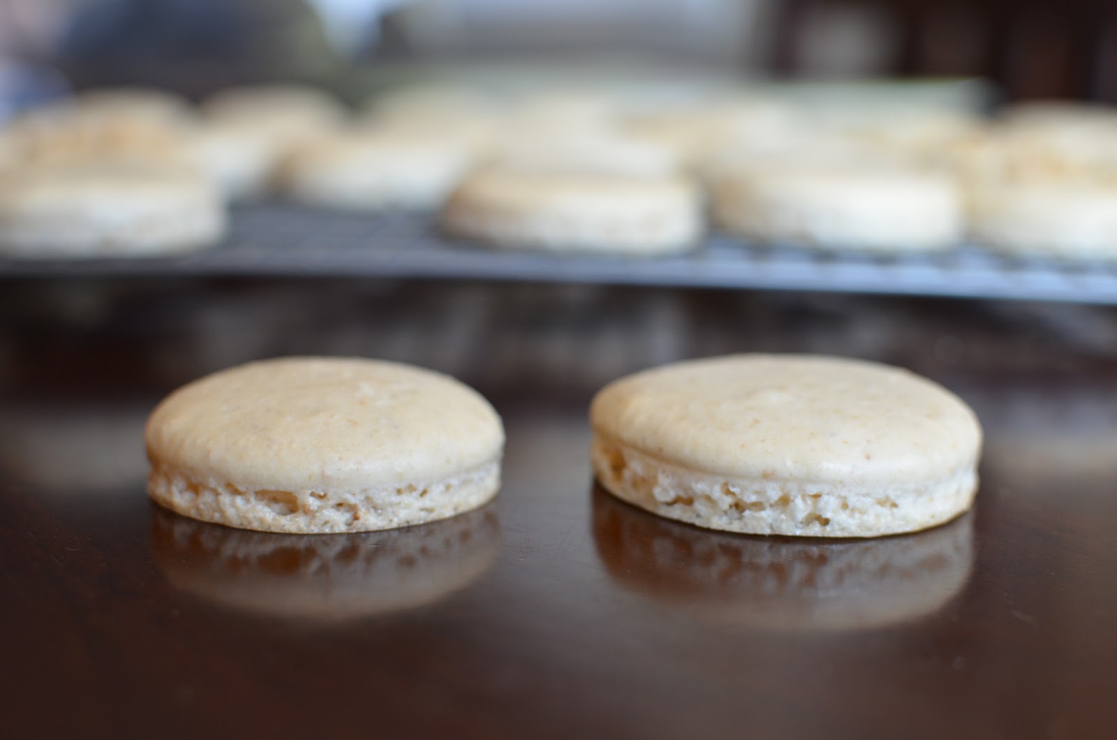 Playing with Flour Hazelnut macarons with gianduja ganache