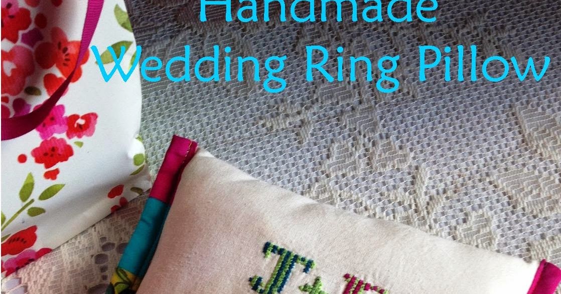 buttons and paint... and a Handmade Wedding Ring Pillow