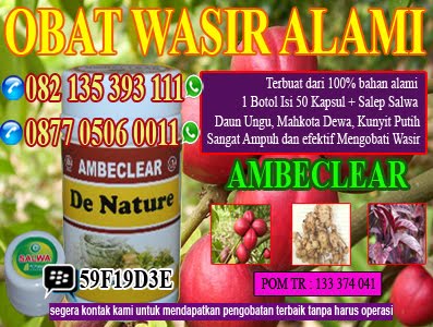 Obat Alami Wasir yang Manjur