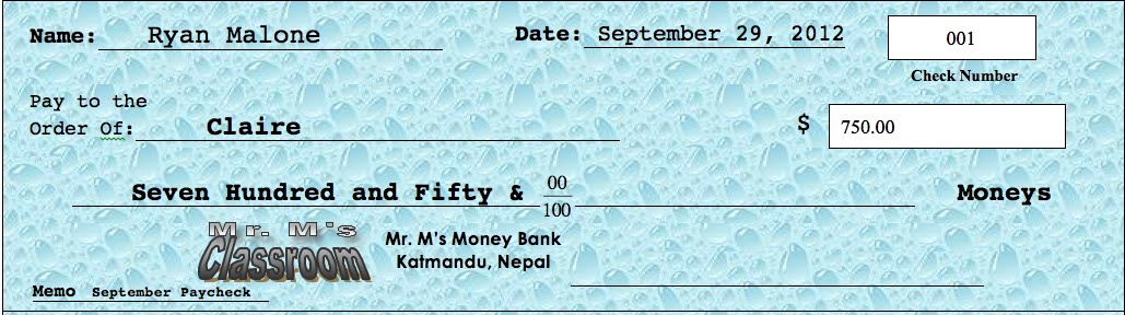 How do you spell 750 dollars picture