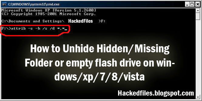 How To Unhide A Hidden Folder In Vista