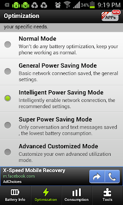 Android Battery Intelligent Mode