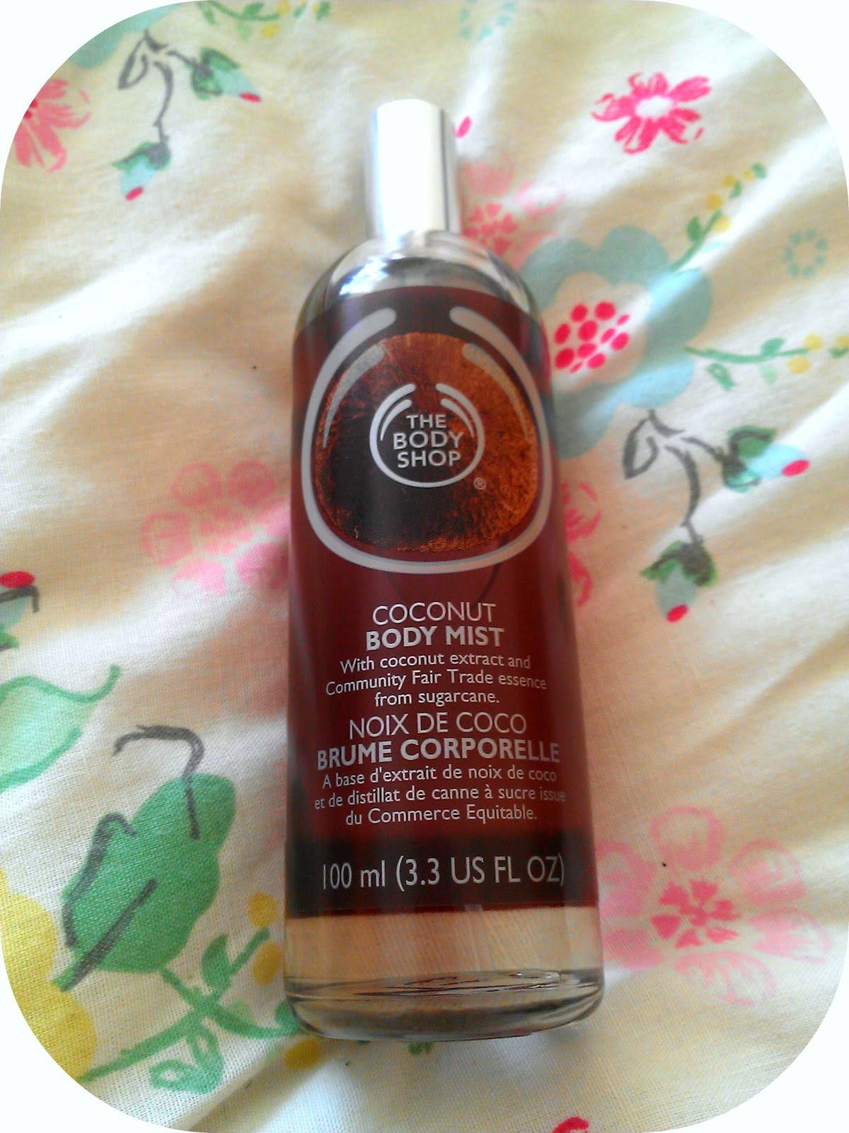 FloweryFloral The Body Shop coconut body mist