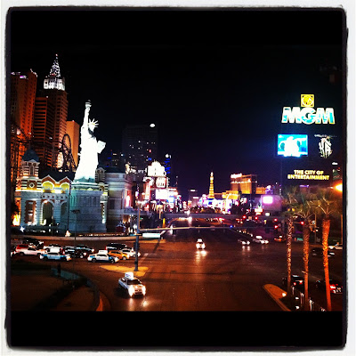 They've repaired the damage from that plane in Con Air. strip las vegas new york