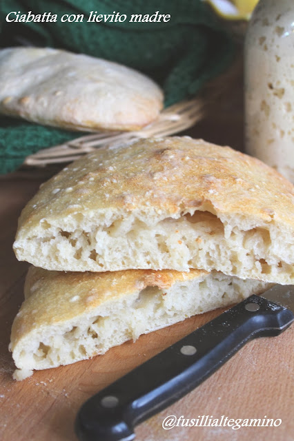 ciabatta con lievito madre