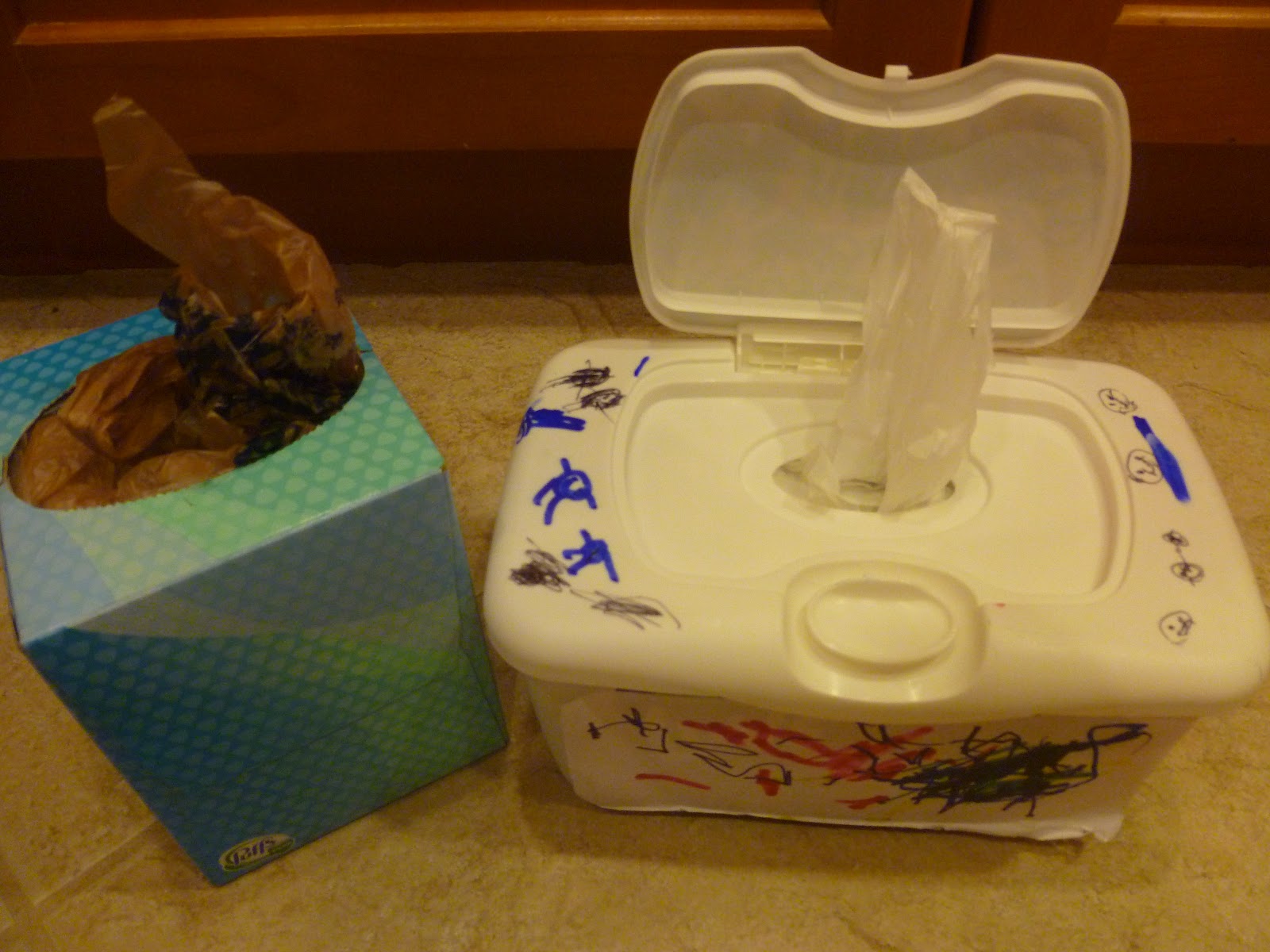 TISSUE + BABY WIPE BOX BAG DISPENSER RECYCLE + REUSE! Mama to 6