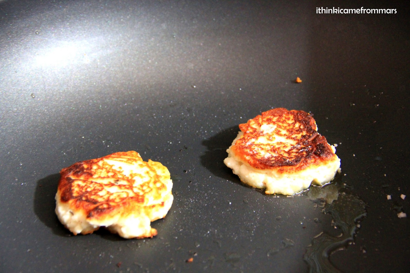 I think I came from Mars SAWCLicious Ricotta Pancakes in Tomato Sauce