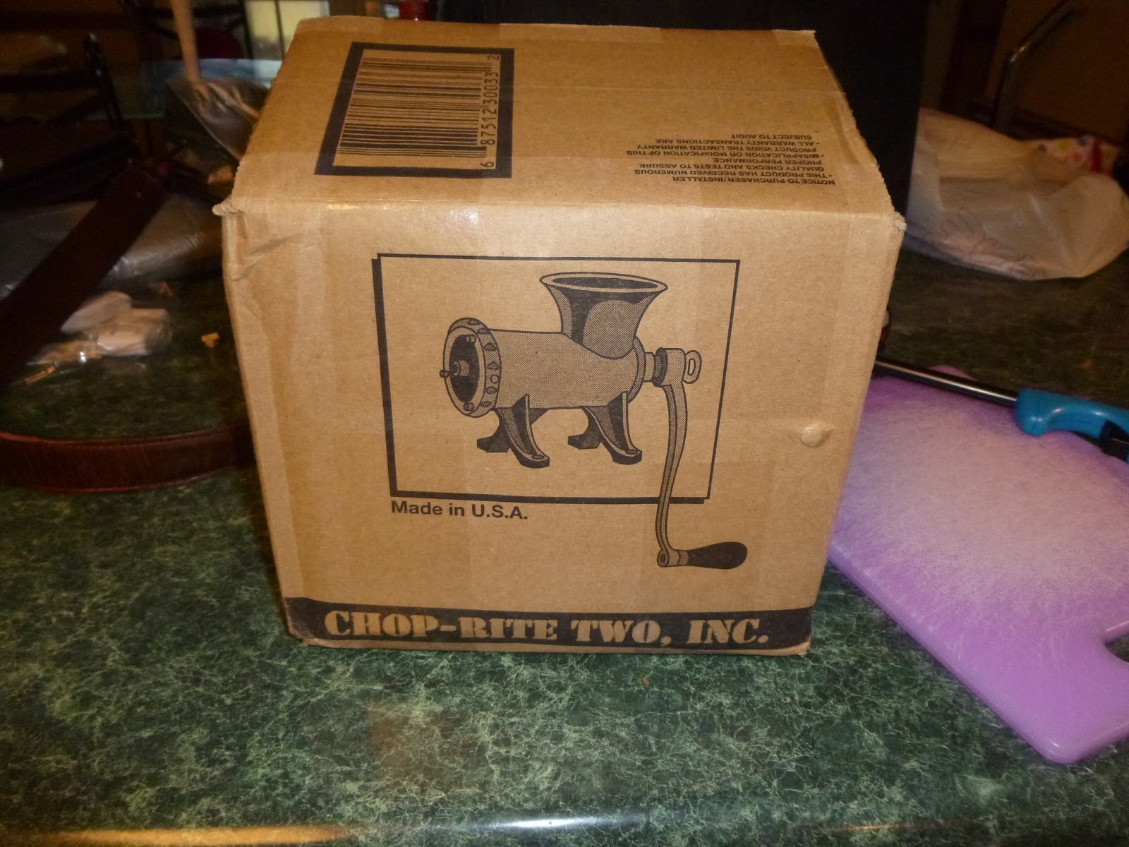 The Corray's Home Chop Rite Two 12 Meat Grinder Made in USA