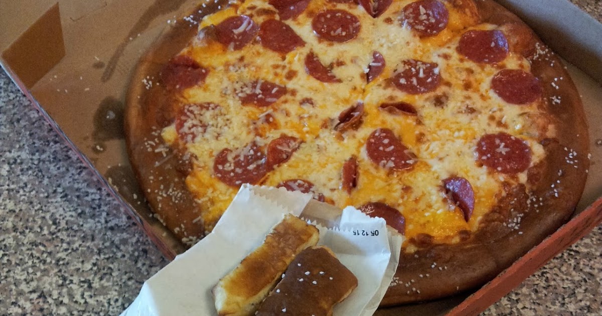 Little Caesars Soft Pretzel Crust Pizza & CheeseNPretzel Dippers
