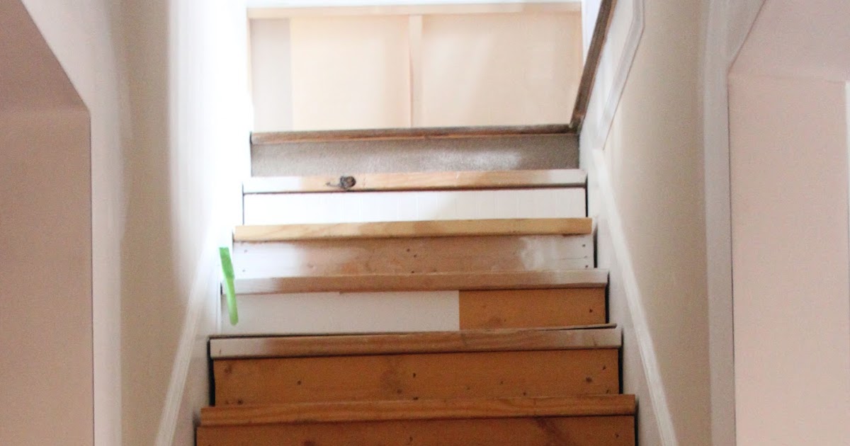 My EnRoute life Ugly Basement Stairs update