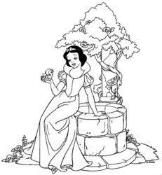 Ideia Criativa Desenho Princesa Branca Neve Para Colorir Ideia Criativa Desenho Princesa Branca Neve Para Colorir