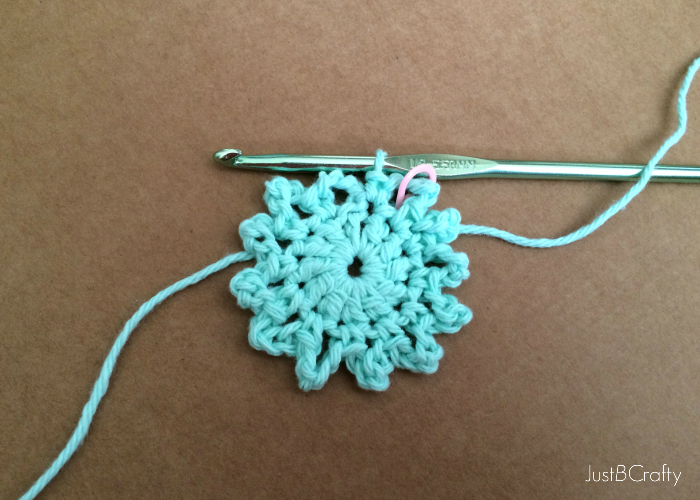 Round 3: *ch 4, single crochet in next ch 4 space; Repeat from * to ...