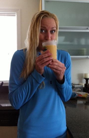 Pumpkin Spice Smoothie - Blonde Ponytail