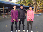 Three MACHO guys wearing Baju Melayu