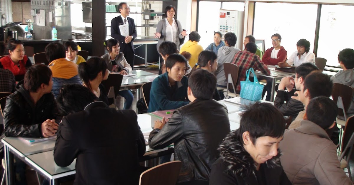 Lớp học tại Học viện quốc tế Kurume