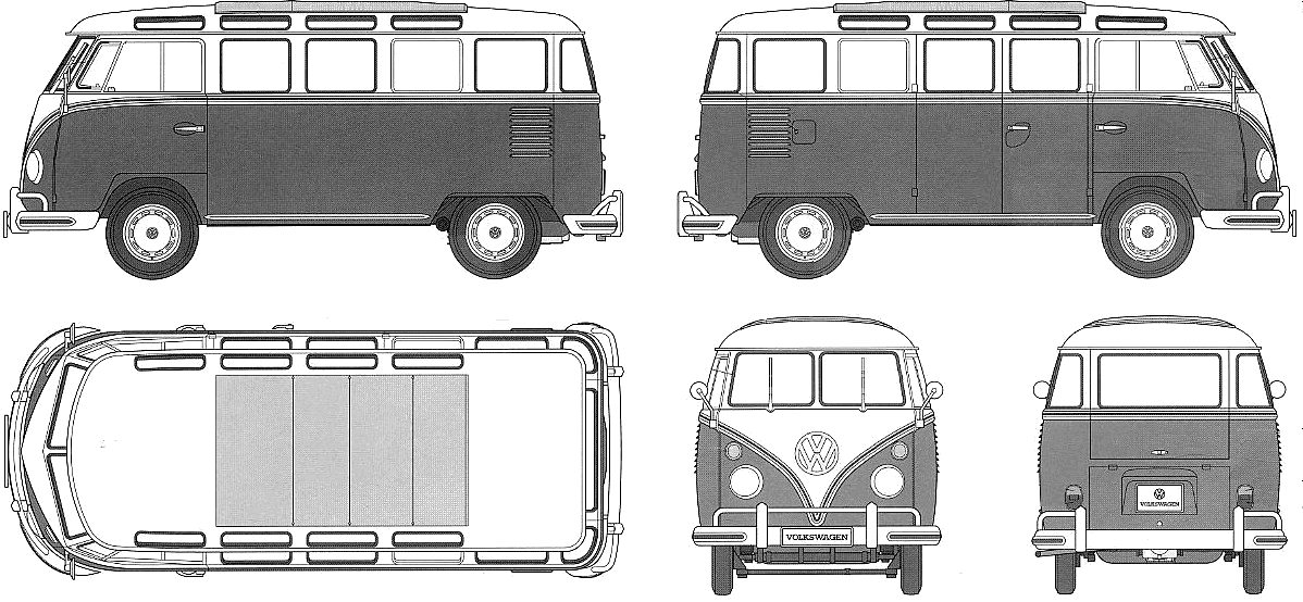 Volkswagen Type 2 Mini Bus AuTo CaR