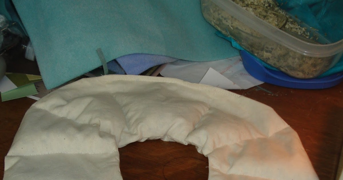 My stuff, my life Lavender neck heat pack so easy to make