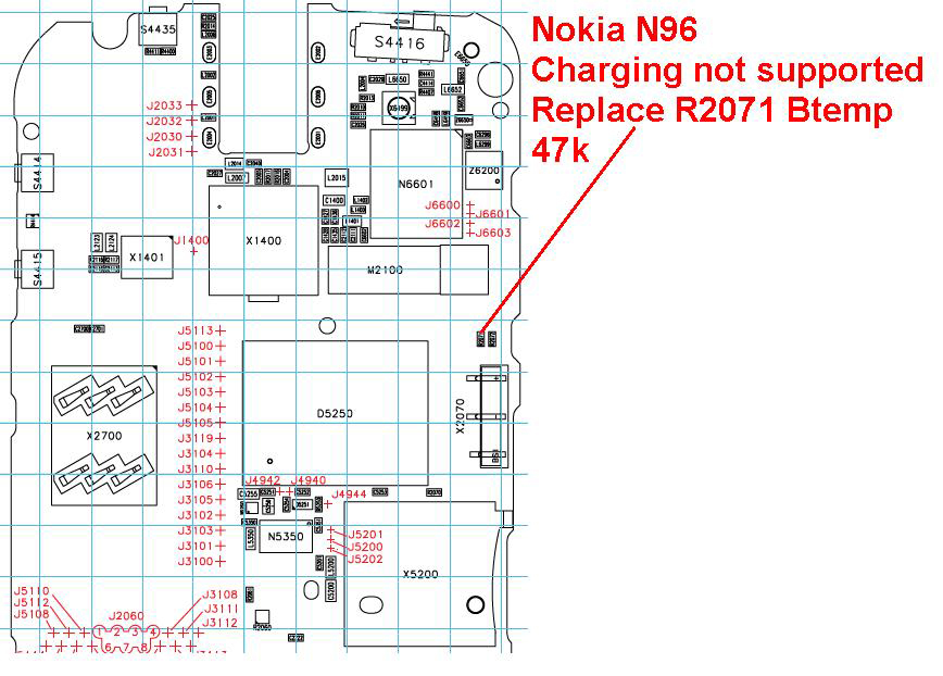 micro celllab nokia n96 not charging problem solved