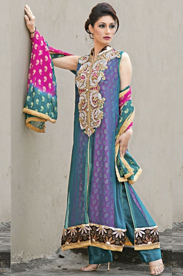 Fashion world latest Fashion: Ladies party wear dresses Pakistani