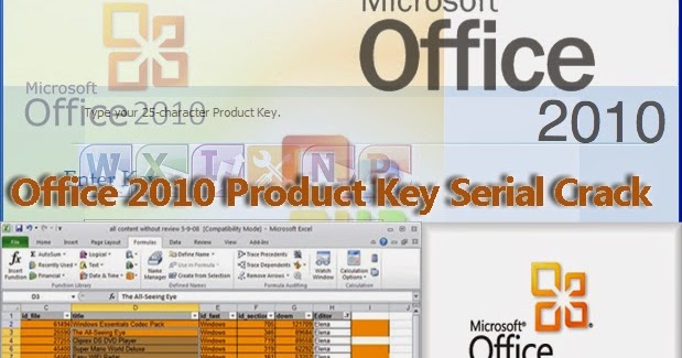 Microsoft Office 2010 serial key or number