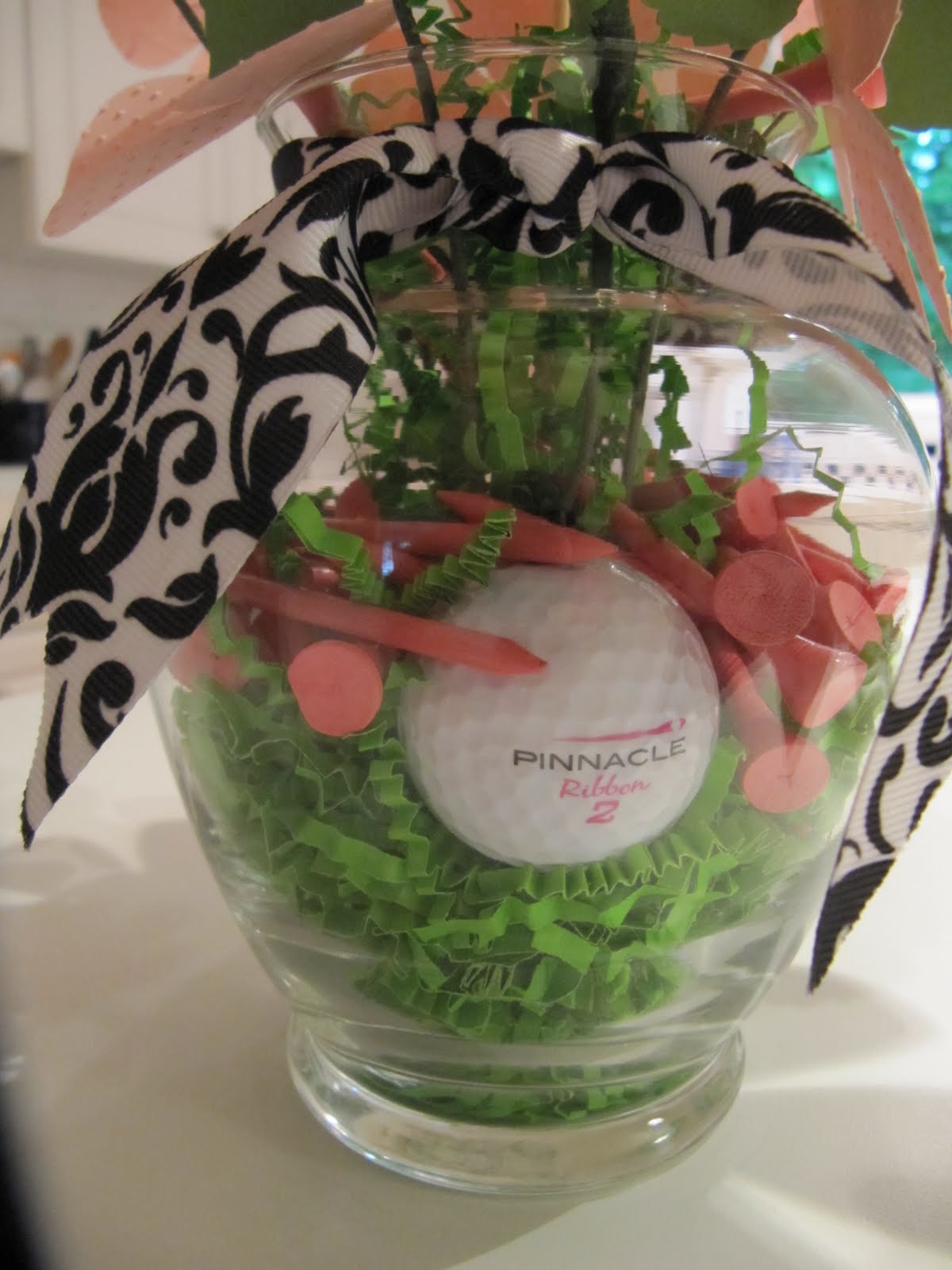 Crazy4Cricut Golf Paper Flower Arrangement