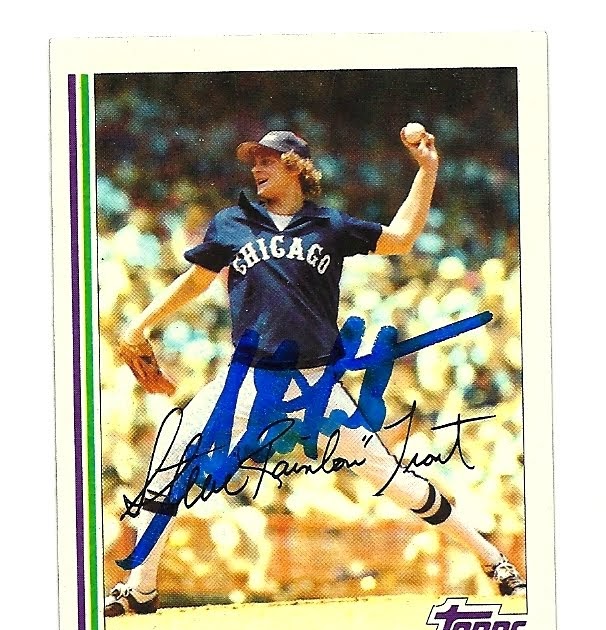 LV's TTM autographs and Baseball Cards Steve Trout TTM