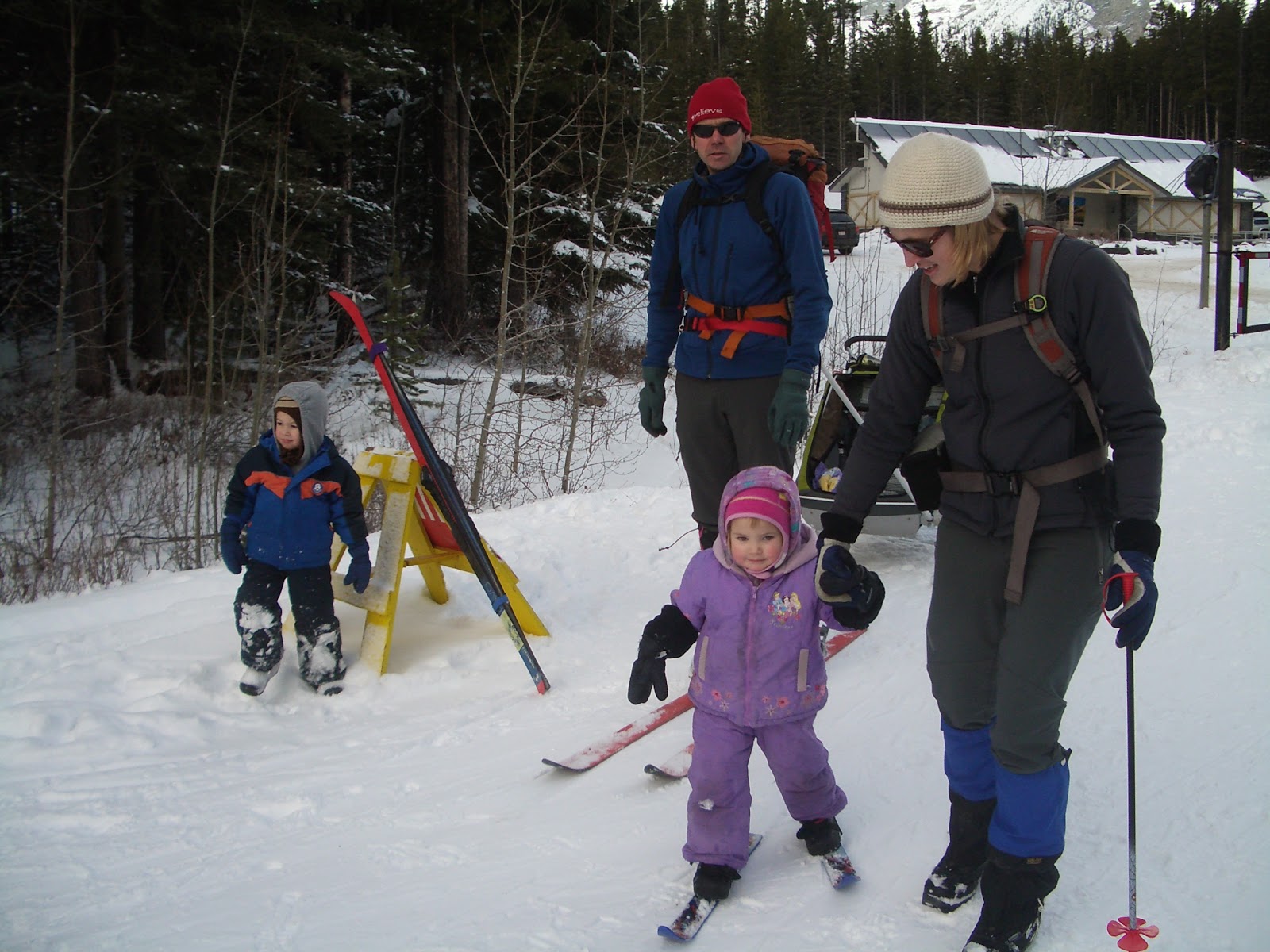 Family Adventures in the Canadian Rockies Teaching Toddlers and Preschoolers to XCountry Ski