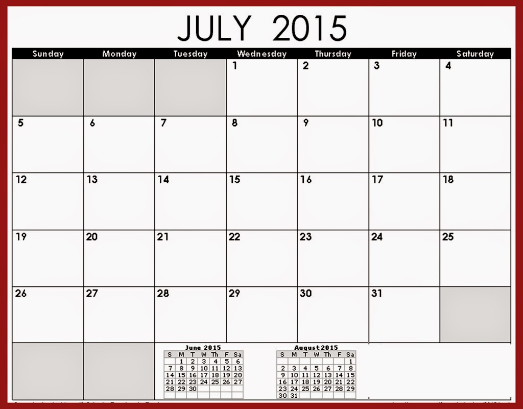 Free Printable Calendar 2021 Free Printable Calendar July
