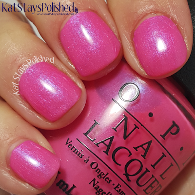 OPI Neons - Hotter Than You Pink | Kat Stays Polished
