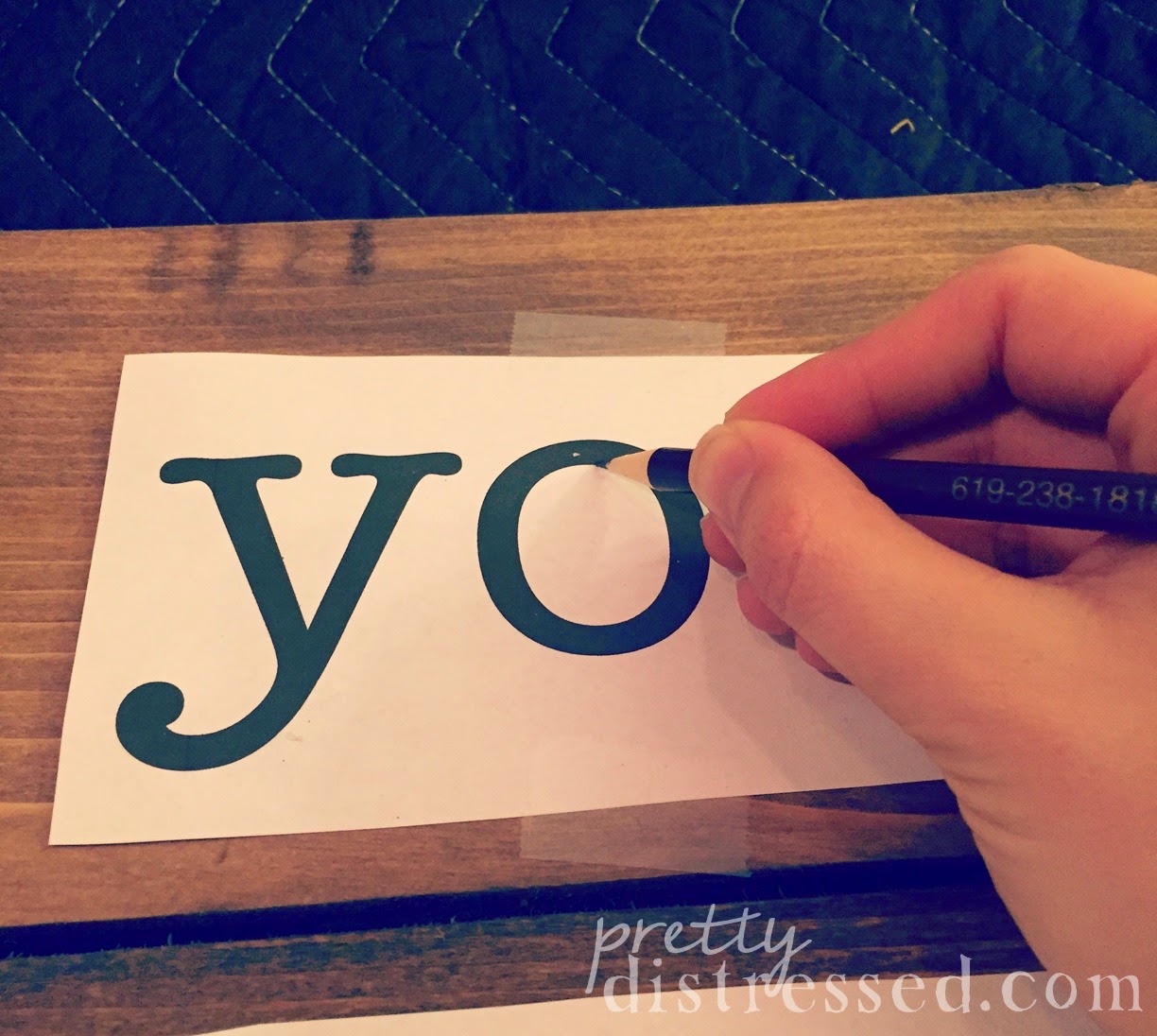 Pretty Distressed Creating Custom Plank Wood Wall Art for Your Home